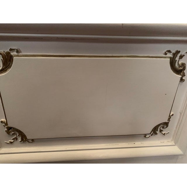 Double Doorway in Mirror and Patinated Fir Wood, 1900s, Set of 2 For Sale - Image 5 of 8