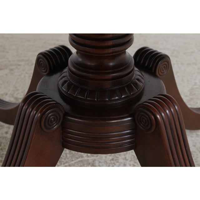 Baker Collector's Edition 48-in Round Inlaid Pedestal Table For Sale - Image 10 of 15