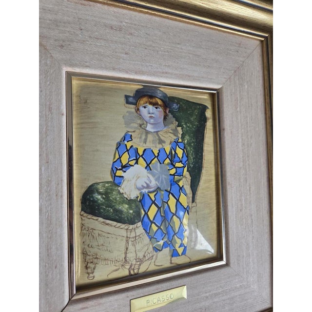 Enamel Miniatures after Degas, Picasso, Van Gogh and Renoir, 1980s, Set of 4 For Sale - Image 4 of 13