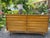 Mid-Century Modern American of Martinsville 6 Drawer Dresser MCM Mid-Century Modern Dovetail Joinery Brass Legs and Accents and Glass Top For Sale - Image 3 of 12