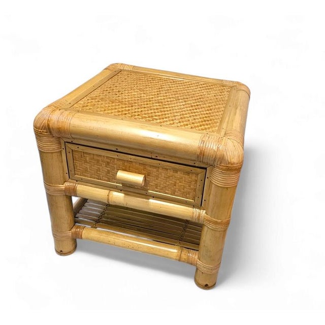 Bamboo Nightstands, 1980s, Set of 2 For Sale - Image 10 of 18