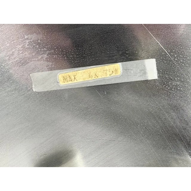 Glass Flush Mounts with Gilt Brass Trims, 1970s, Set of 2 For Sale - Image 10 of 11