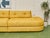 Exclusive Yellow Double Bumper Four Piece Sectional Made to Order For Sale - Image 10 of 12