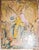 Late 19th Century Rare Antique Icon of St. Catherine of Alexandria in a Kiot Shadow Box For Sale - Image 5 of 18