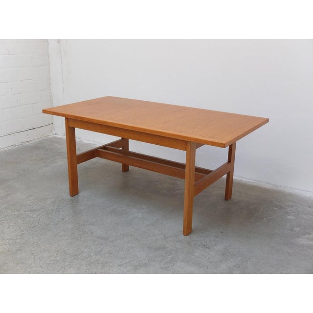 Extendable N-Line Dining Table in Oak by Gebroeders Neirinck, 1968 For Sale - Image 5 of 18