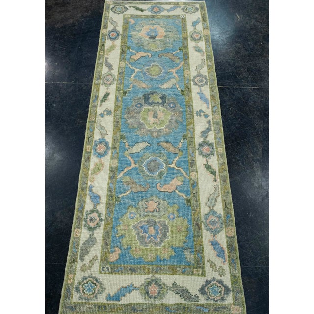 Turkish Oushak Runner Rug 2'2" x 5'11" #17171 Explore a curated collection of hallway runners, wool rugs, and handmade...