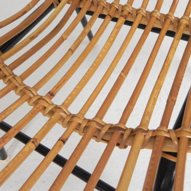 Vintage Bamboo Chair by Rohe Noordwolde, 1960s For Sale - Image 10 of 18