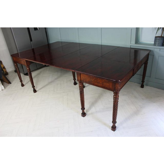 Antique Cuban Mahogany Dining Table For Sale - Image 5 of 18