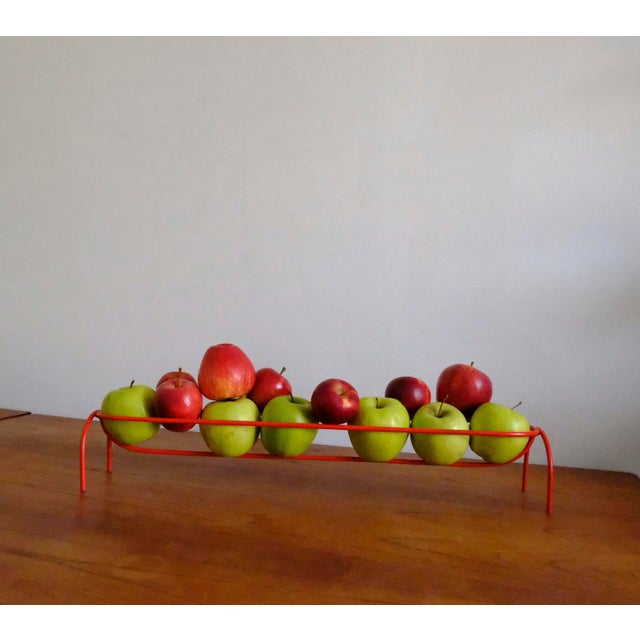 Metal Fruit Bowl by Werajane Design For Sale - Image 7 of 11