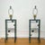 Postmodern Postmodern Wavy Iron Verdigris Table Lamps - A Pair For Sale - Image 3 of 7