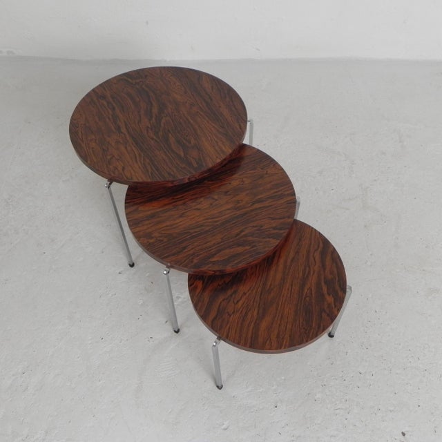 Nesting Tables from Vaza Roden, 1960s, Set of 3 For Sale - Image 4 of 18