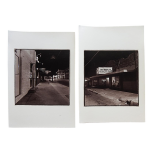 Late 20th Century San Marcos Texas Evening Street Scene Photograph - A Pair