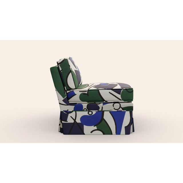 Seaweed Felix Slipper Chair by Ceraudo For Sale - Image 5 of 8