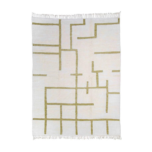 Hand-Knotted Wool Premium Rug by Azele Studio For Sale - Image 11 of 11