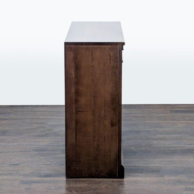 Ethan Allen Ethan Allen Crawford Classic Wooden Bookshelf With Shelf Detailing For Sale - Image 4 of 7