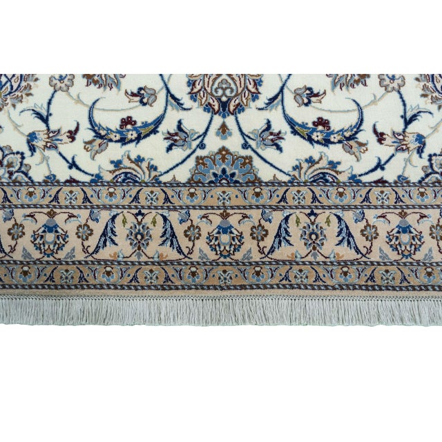 Textile Hand-Knotted Oriental Rug in Beige For Sale - Image 7 of 12