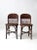 Brown Antique Wicker Chairs Pair For Sale - Image 8 of 12