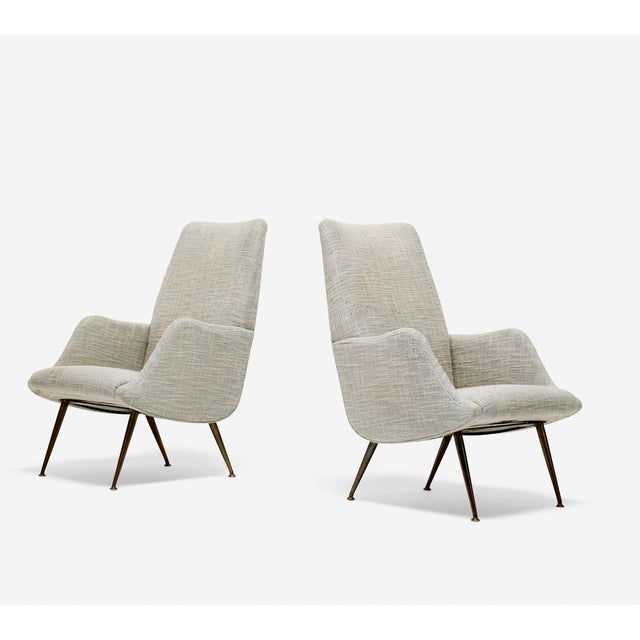 1950s Carlo De Carli - Armchairs (Pair) c. 1955 For Sale - Image 5 of 6