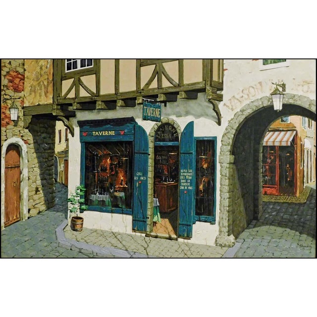 "Spring Mood" by Viktor Shvaiko Original limited edition serigraph on canvas, hand embellished This piece is hand signed &...