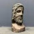 Painted Carved Wooden Head For Sale - Image 3 of 18