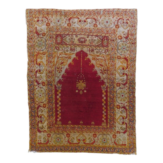 Antique Turkish Prayer Rug For Sale