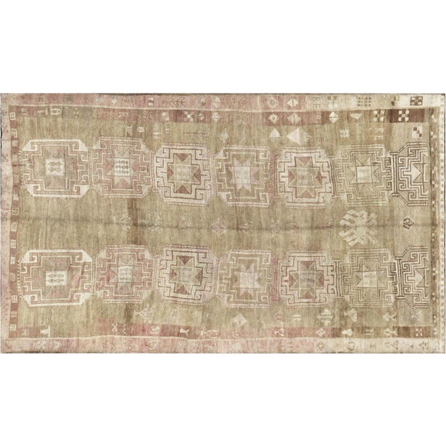 1960s Turkish Oushak Rug For Sale