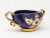 Vintage Italian Pottery Decorative Handled Bowl in Navy With Gold Decoration For Sale - Image 12 of 15