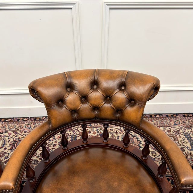 English Chairs from Springvale Chesterfield, Set of 4 For Sale - Image 4 of 16