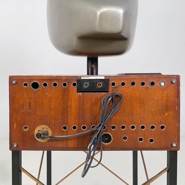 Mid-Century Italian Model 1718 Television by Sergio Berizzi, Cesare Buttè and Dario Montagni for Phonola, 1957 For Sale - Image 11 of 18