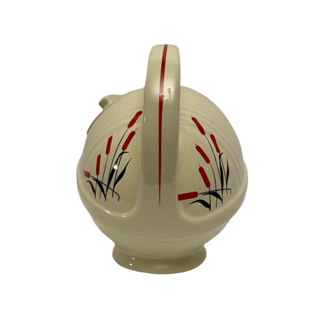 1990s Vintage 1997 Jewel Tea Autumn Leaf Football Teapot Hall China, Limited Edition For Sale - Image 5 of 9