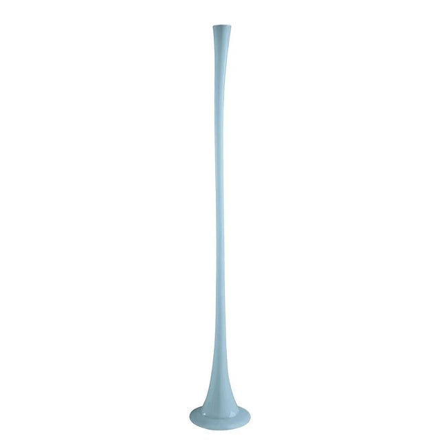 Vase Church in Purist Blue Glass from VGnewtrend, 2020 For Sale - Image 4 of 4