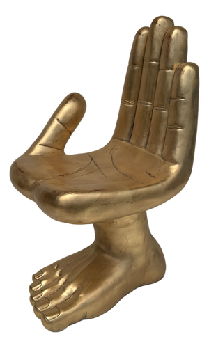 Vintage Hand Foot Boudoir Chair Style of Pedro Friedeberg