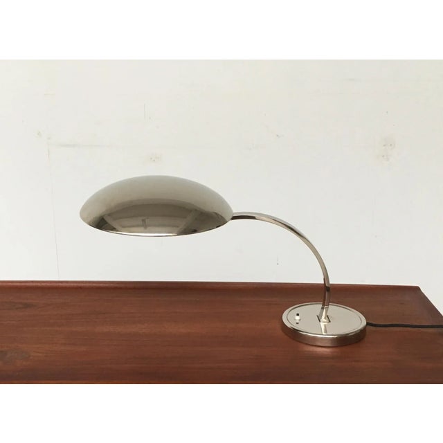 Model 6751 Chrome Table Lamp by Christian Dell for Kaiser Leuchten, 1950s For Sale - Image 16 of 18