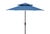 Traditional Athens 9Ft Double Top Crank Umbrella, Baby Blue With White Understripe For Sale - Image 3 of 6