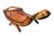 Baker Furniture Company Vintage Handcrafted Bent Bamboo Display Tray on Stand – Organic Modern / Tropical For Sale - Image 4 of 13