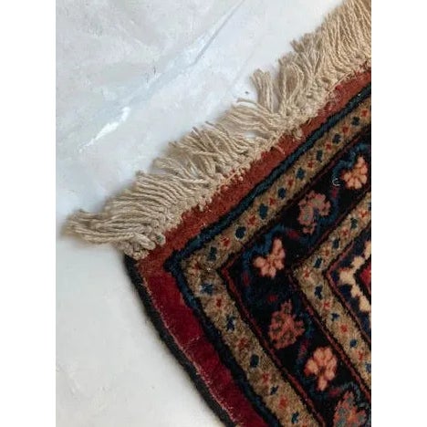 Maroon 1930s Persian Sarouk Rug For Sale - Image 8 of 9