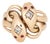 Antique Victorian Double Snake Ring Diamond Ruby Band Sz 5 Serpent 10k Gold For Sale