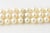 Ivory Mid-20th Century Triple Strand Cultured Pearl and Diamond White Gold Bracelet For Sale - Image 8 of 10