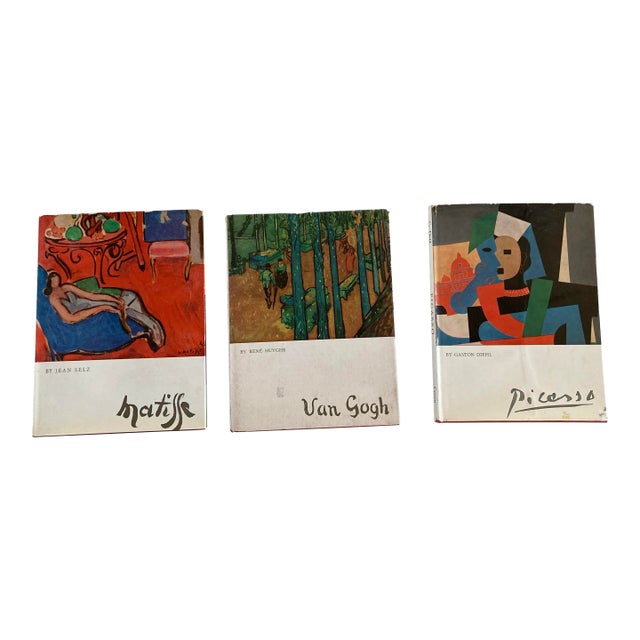 Set of Picasso, Van Gogh, and Matisse Coffee Table Art Books by Crown For Sale