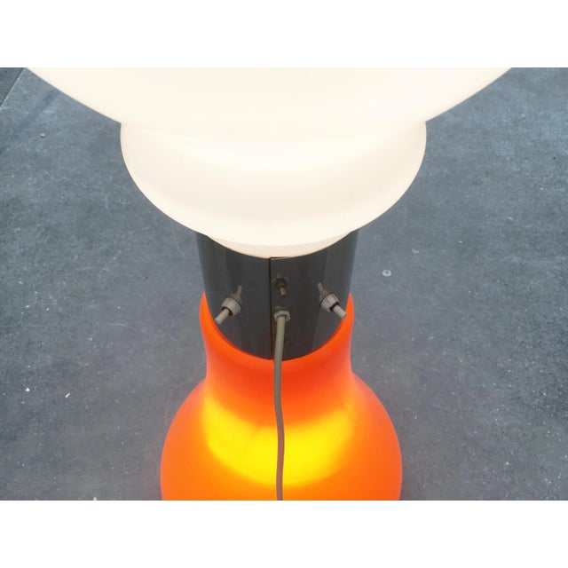 AVMazzega Mid-Century Italian Glass Floor Lamp attributed to Mazzega For Sale - Image 4 of 15