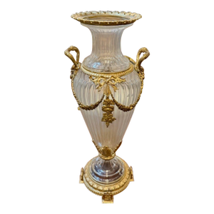 Mid 20th Century Large Scale Baccarat Manner Vase