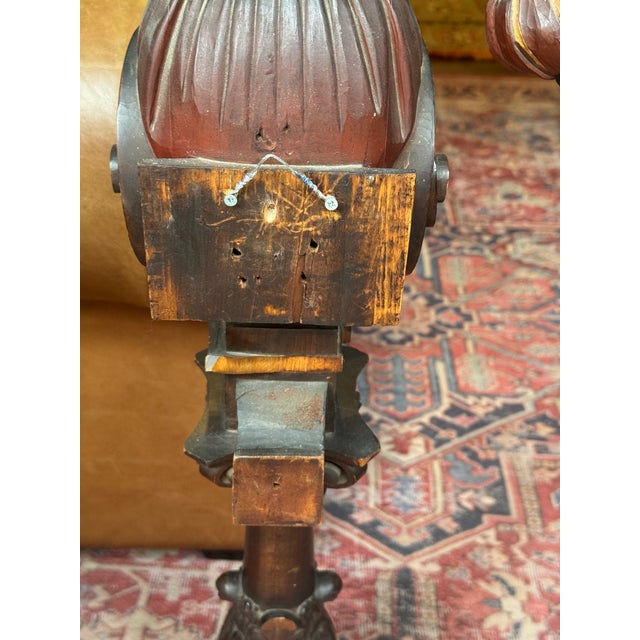 Antique Continental Wooden Medieval Noblewoman Figurehead- Architectural Salvage For Sale - Image 15 of 16