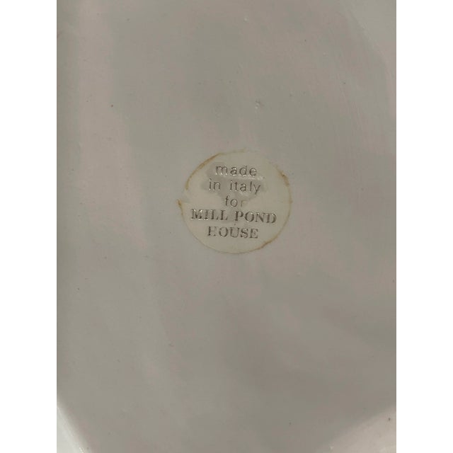 Pair Vintage Italian Hand Painted Decorative Bowls For Sale - Image 4 of 11