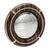 "Sparrow" Convex Wall Mirror With Bronze Details, Handcrafted For Sale In Los Angeles - Image 6 of 9