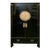 Asian Contemporary Black Lacquer Armoire For Sale