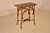 19th Century French Tortoise Bamboo Side Table With Chinoiserie Decoration For Sale - Image 4 of 8