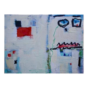 Modern Mixed Media Abstract Original