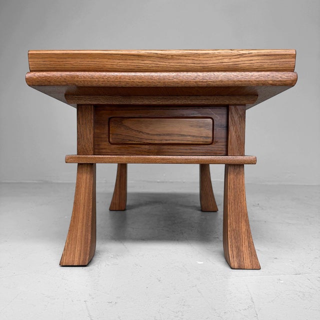 Vintage Japanese Display Table with Drawer, 1960s For Sale - Image 9 of 12