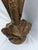Metal Monumental Gothic Revival Angel Pedestal Candleholder With Mythological Dragon Base For Sale - Image 7 of 16