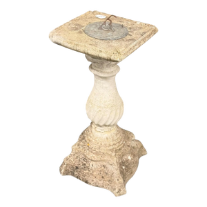 1990s English Cast Stone Sundial